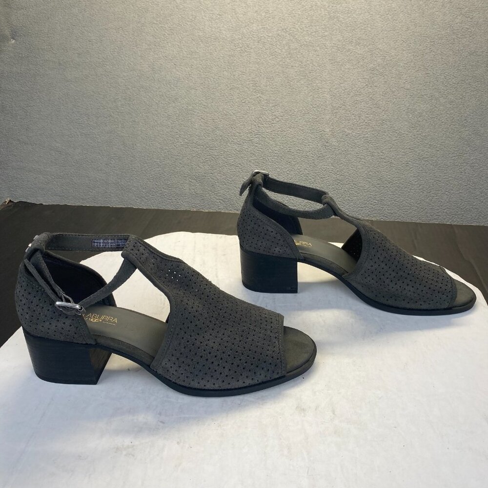 Koolabura Womens Charcoal Gray Suede Sandal Heels by UGG Size 10